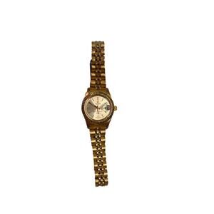 Vintage Elgin Gold Tone Quartz Analog Ladies Watch EC 400 012 JOH